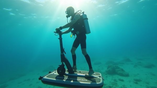 Sperimentare l'esplorazione sottomarina con l'acquascooter elettrico